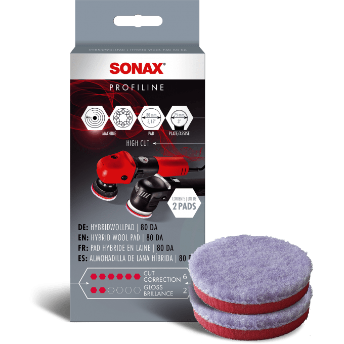 SONAX Hybrid Wool Pad 80 DA (2 St.) thumbnail